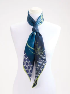 – Halstuch aus Seide Dunkelblau-Pierre-Louis Mascia Hot