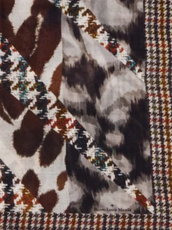 – Langschal aus Kaschmir mit Print-Mix-Pierre-Louis Mascia