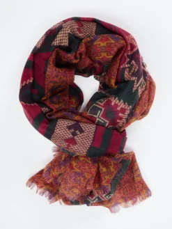 – Schal aus Kaschmir mit Ethnomuster-Pierre-Louis Mascia Best