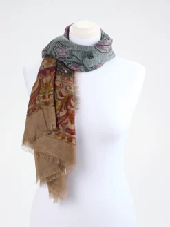 – Schal aus Kaschmir mit Blumenmuster-Pierre-Louis Mascia Online