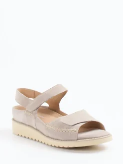 – Komfortsandalen aus Veloursleder-Piesanto Discount