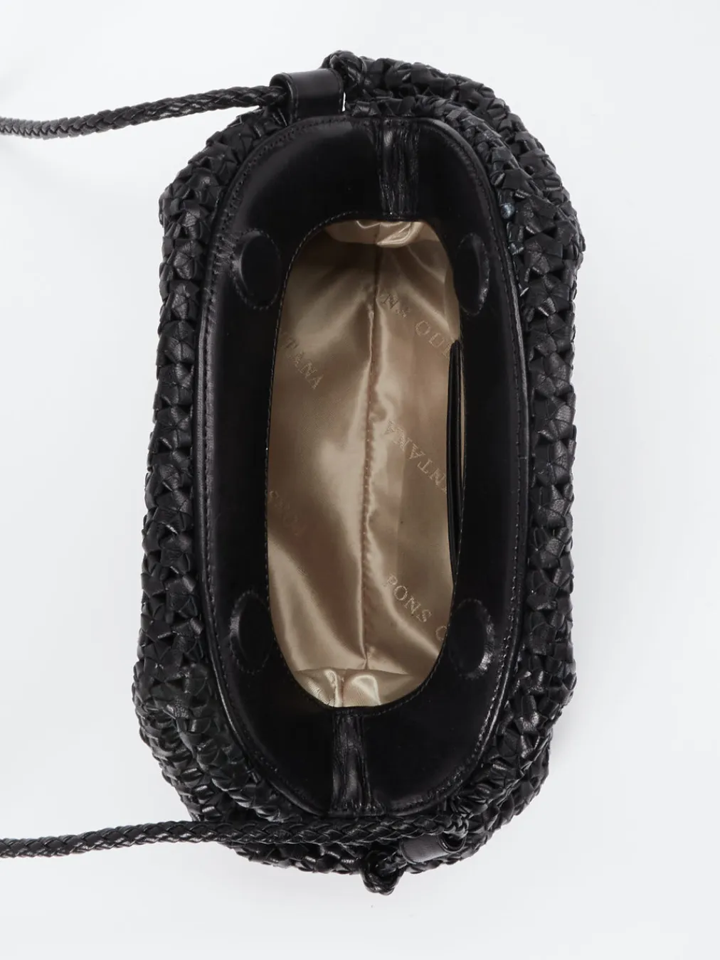 – Abendtasche aus Flechtleder-Pons Quintana Hot