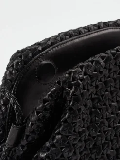 – Abendtasche aus Flechtleder-Pons Quintana Hot