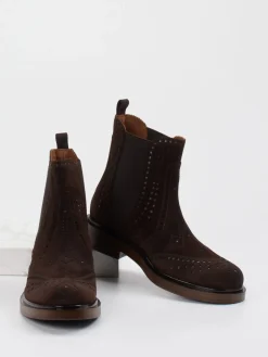 – Chelsea Boots aus Veloursleder-Pons Quintana Discount