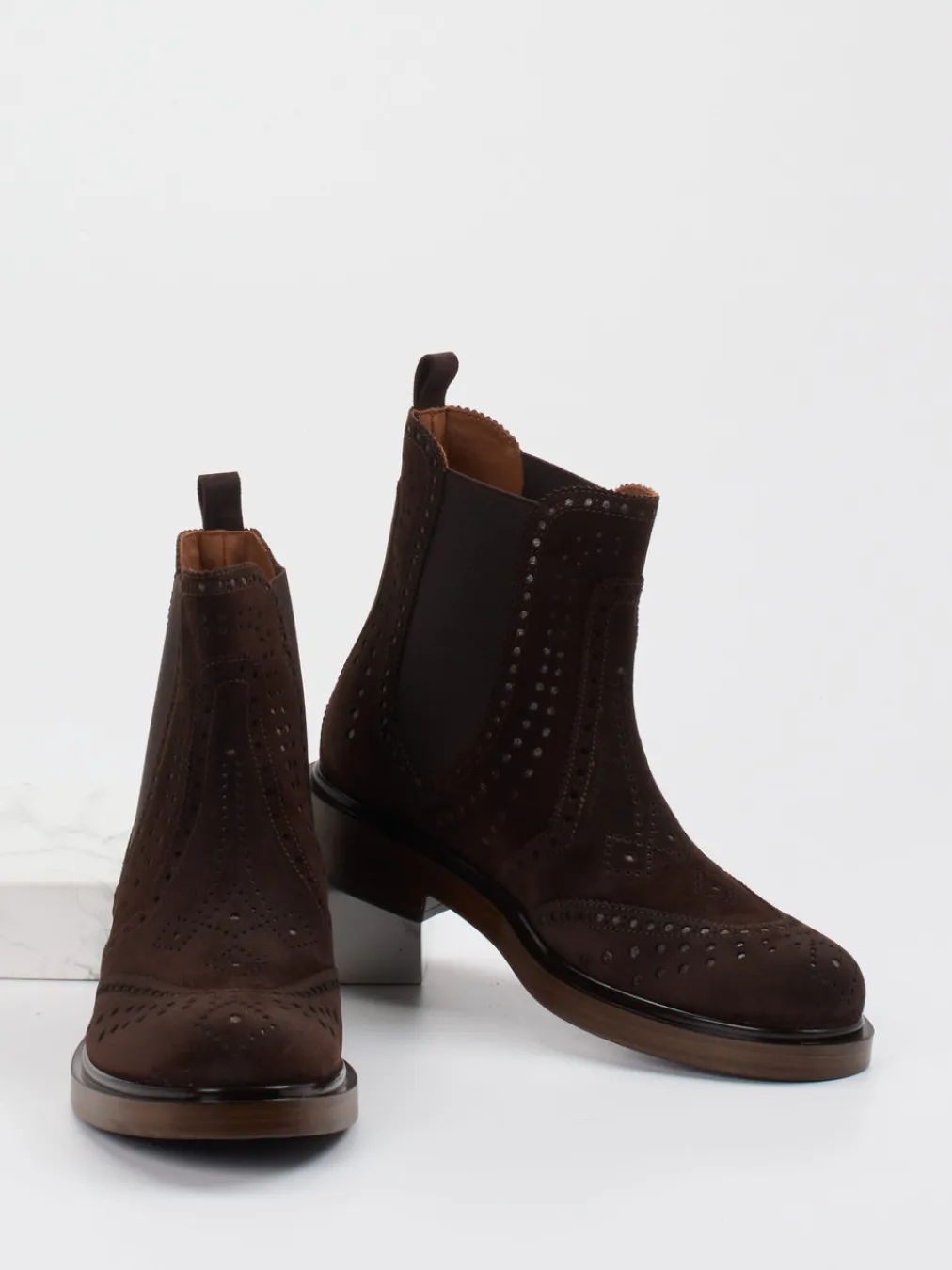 – Chelsea Boots aus Veloursleder-Pons Quintana Discount