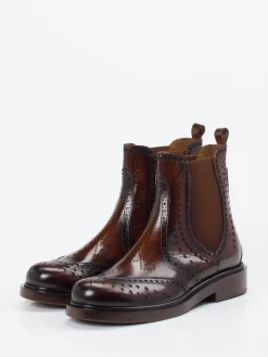 – Chelsea Boots aus Kalbleder Dunkel-Pons Quintana Online