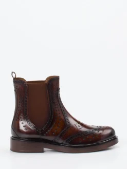 – Chelsea Boots aus Kalbleder Dunkel-Pons Quintana Online