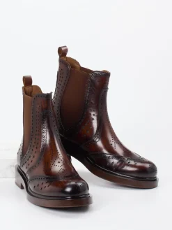 – Chelsea Boots aus Kalbleder Dunkel-Pons Quintana Online