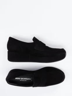 – Plateau-Loafer aus Veloursleder-Pons Quintana Sale