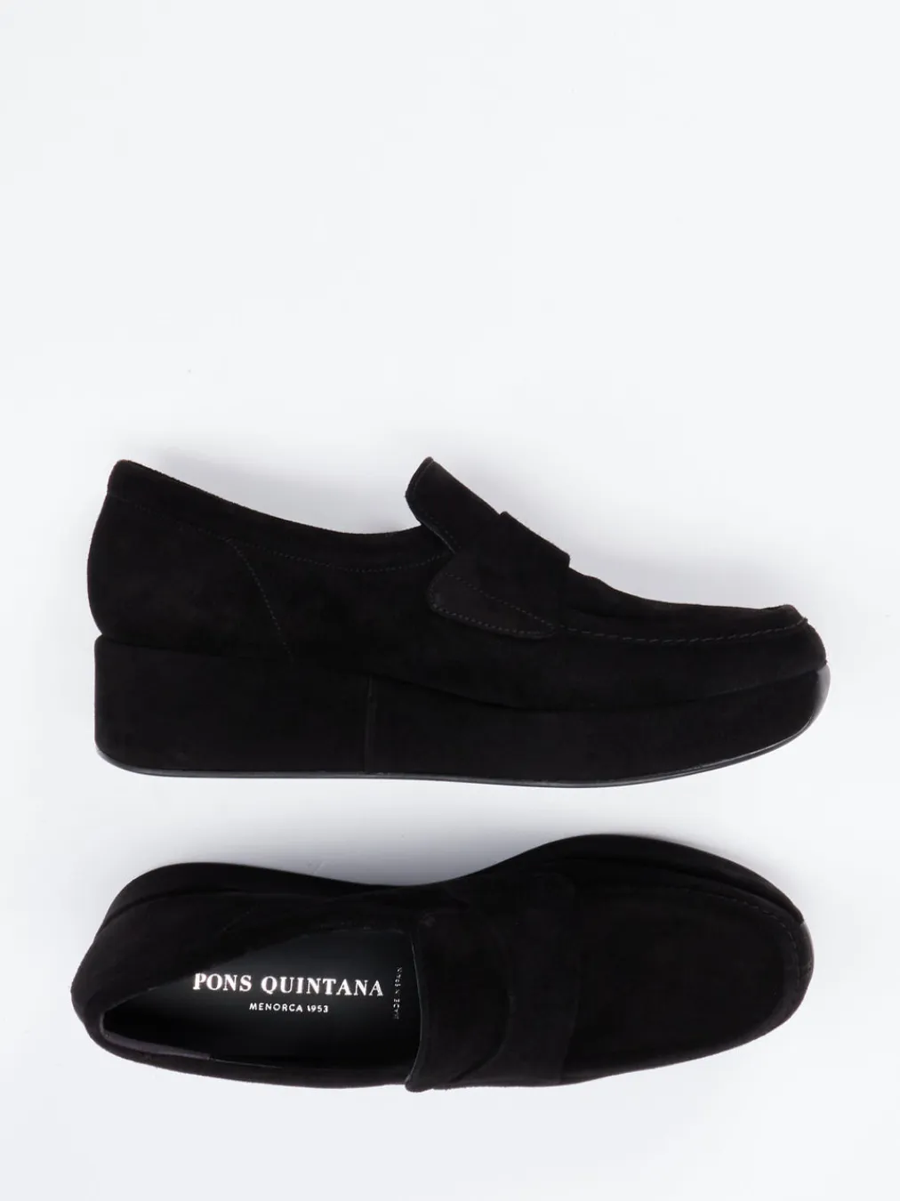 – Plateau-Loafer aus Veloursleder-Pons Quintana Sale
