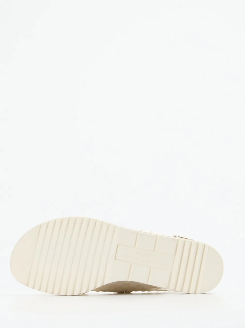 – Plateau-Sandalen aus Flechtleder-Pons Quintana Hot