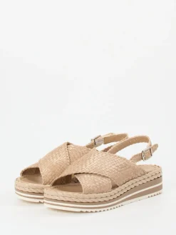 – Plateau-Sandale aus Flechtleder-Pons Quintana Sale