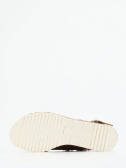 – Plateau-Sandale aus Flechtleder cognac-Pons Quintana Clearance