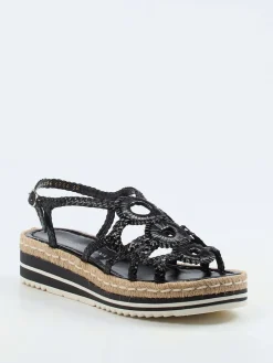 – Plateau-Sandalen aus Flechtleder-Pons Quintana Outlet