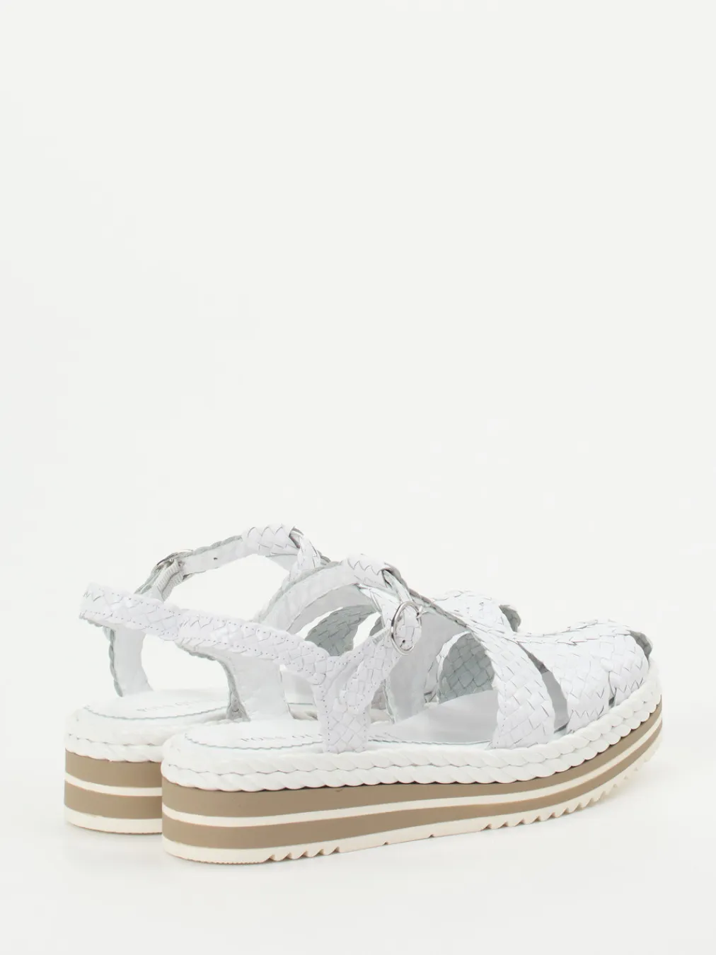 – Plateausandalen aus Flechtleder-Pons Quintana Online