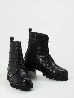 – Schnürboots aus Flechtleder-Pons Quintana Sale