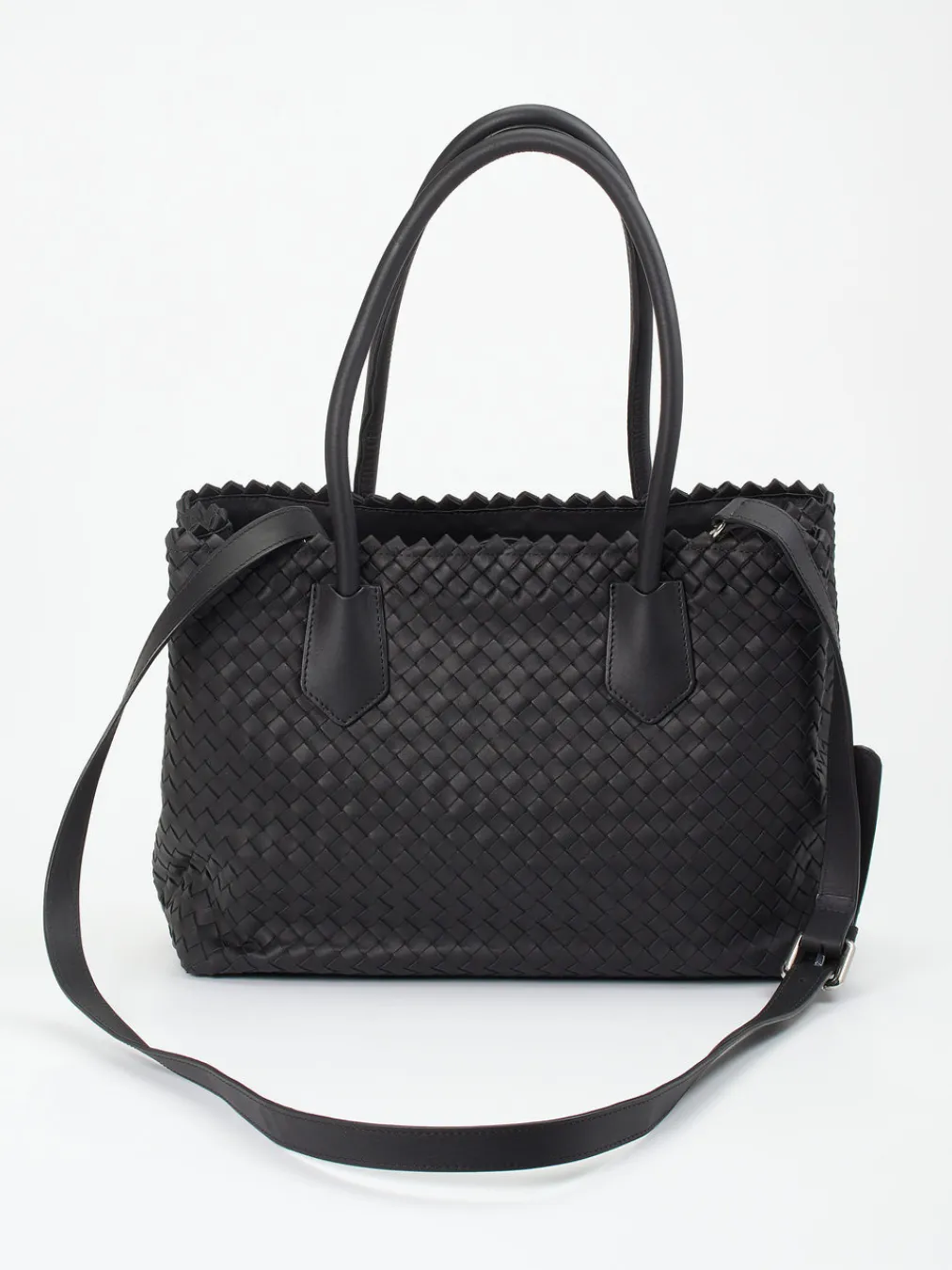 – Shopper aus Flechtleder-Pons Quintana