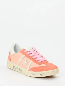 – Low-Top Sneaker aus Veloursleder lachsrosa-Premiata New