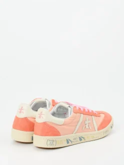 – Low-Top Sneaker aus Veloursleder lachsrosa-Premiata New