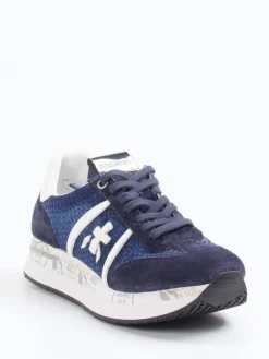 – Sneaker aus Veloursleder und Mesh-Premiata Hot