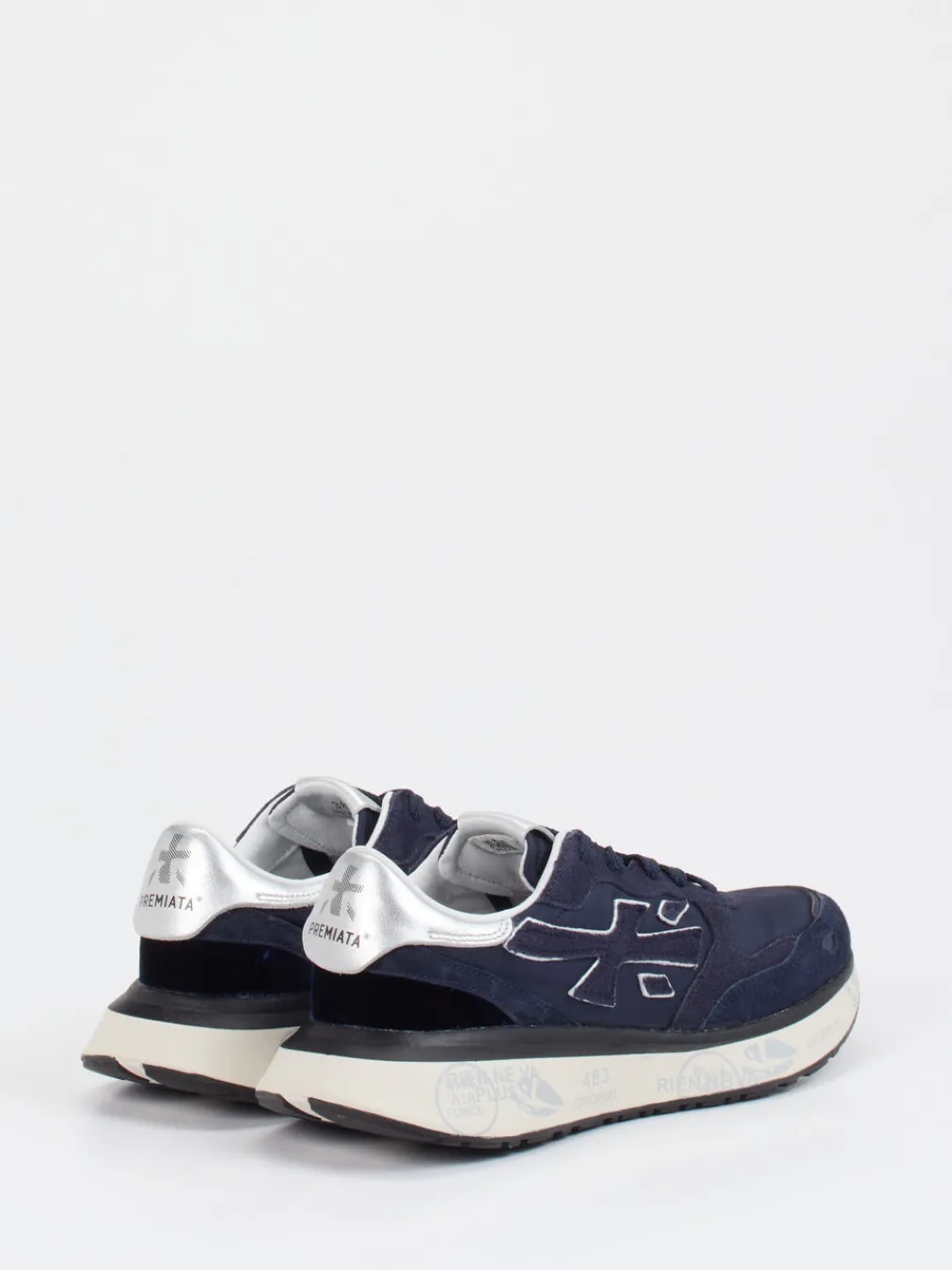 – Sneaker aus Veloursleder und Nylon-Premiata