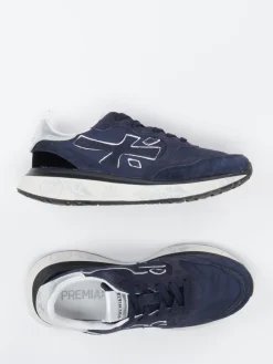 – Sneaker aus Veloursleder und Nylon-Premiata