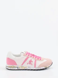 – Sneaker aus Veloursleder in Rosé-Premiata New