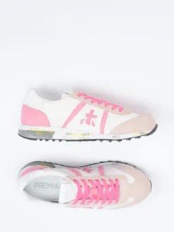 – Sneaker aus Veloursleder in Rosé-Premiata New