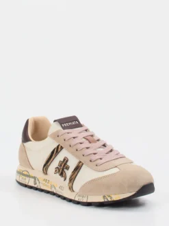 – Sneaker aus Veloursleder und Textil-Premiata Sale