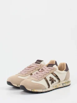 – Sneaker aus Veloursleder und Textil-Premiata Sale