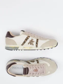 – Sneaker aus Veloursleder und Textil-Premiata Sale