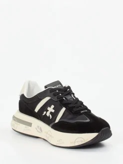 – Sneaker aus Veloursleder und Nylon-Premiata Discount