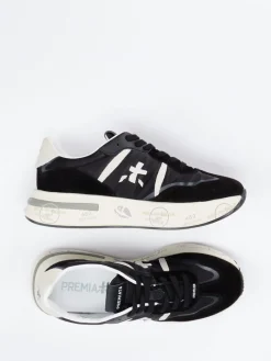 – Sneaker aus Veloursleder und Nylon-Premiata Discount