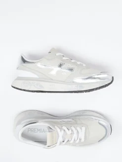 – Sneaker aus Veloursleder mit Metallic-Details-Premiata Clearance