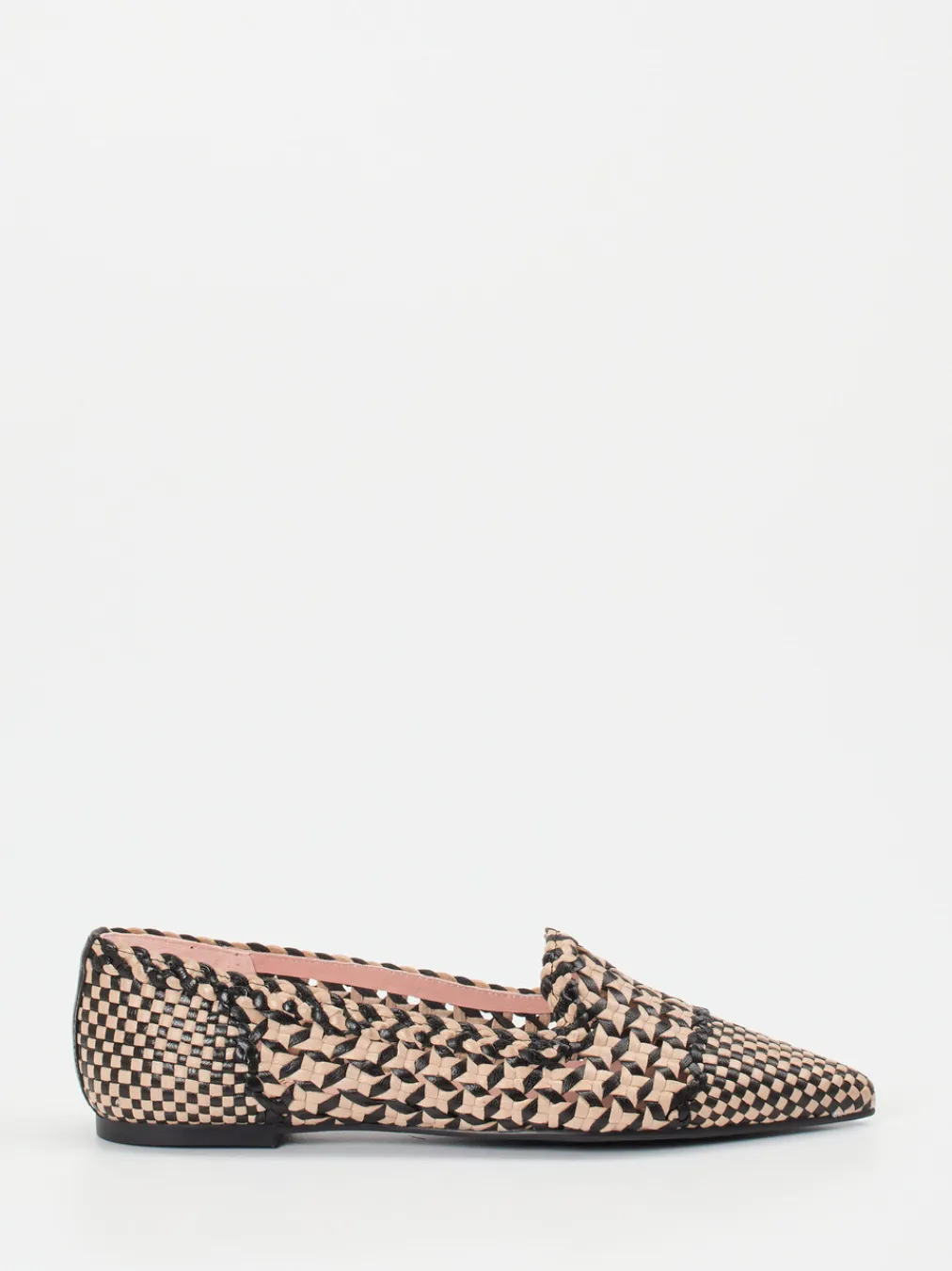 – Loafer aus geflochtenem Lammleder-Pretty Ballerinas Sale