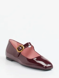 – Mary Janes aus Lackleder Bordeaux-Pretty Ballerinas Hot