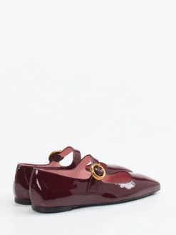 – Mary Janes aus Lackleder Bordeaux-Pretty Ballerinas Hot