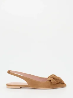– Slingback-Ballerinas aus Veloursleder-Pretty Ballerinas Discount