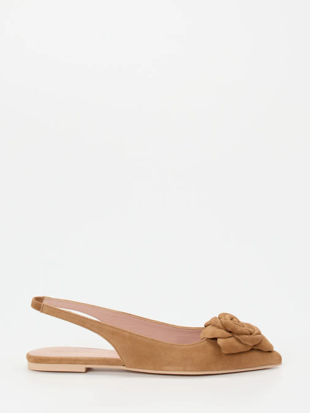 – Slingback-Ballerinas aus Veloursleder-Pretty Ballerinas Discount
