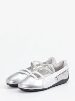 – Ballerinas aus Leder in Metallic--Puma Discount