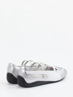 – Ballerinas aus Leder in Metallic--Puma Discount