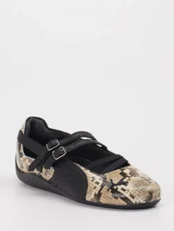 – Mary Jane Ballerinas aus Leder Snake-Optik-Puma Online