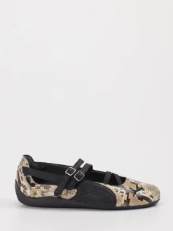 – Mary Jane Ballerinas aus Leder Snake-Optik-Puma Online