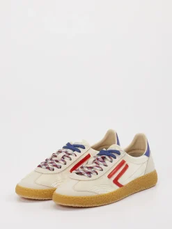 – Retro-Sneaker aus Veloursleder und Textil-Puraai