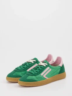 – Retro-Sneaker aus Velour/Textil in-Puraai Hot