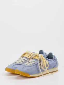 – Sneaker aus Velour und Textil Hell-Puraai Sale