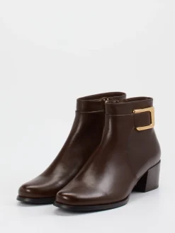 – Ankle Boots aus Lammleder Dunkel-Ralph Harrison Sale