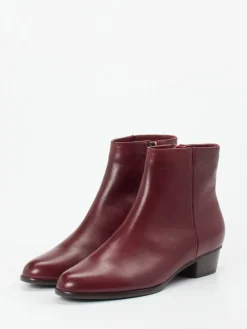 – Ankle Boots aus Lammleder Bordeaux-Ralph Harrison Outlet