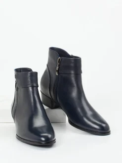 – Ankle Boots aus Lammleder Dunkel-Ralph Harrison New