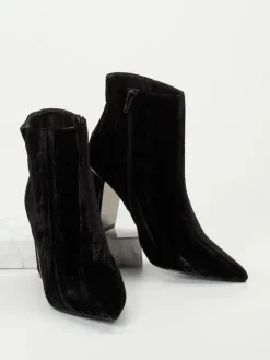 – Ankle Boots aus Samt-Textil-Ralph Harrison Outlet